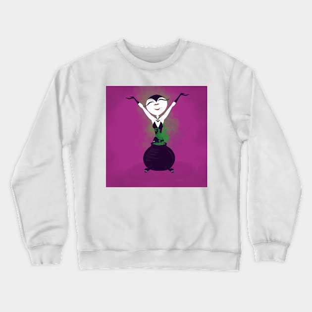 GLAMOROUS WITCH Crewneck Sweatshirt by jackmanion